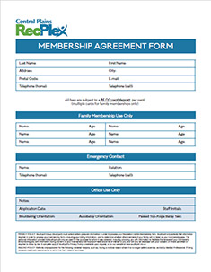 RecPlex Membership Agreement