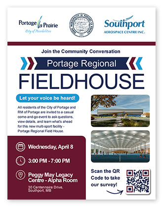 Portage Regional Fieldhouse Engagement Session Invite